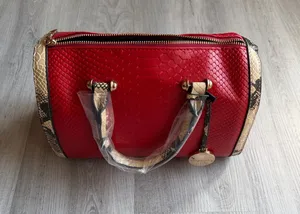 Red satchel bag thumbnail 1