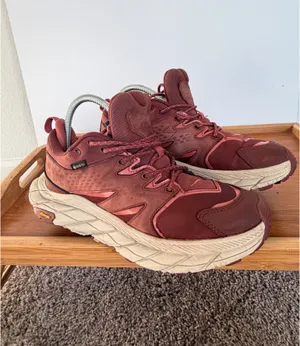 Hoka Anacapa Gototex Megagrip Women’s 9 B Trainers Sneakers Maroon Coral thumbnail 15