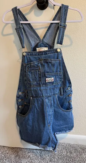Denim Overalls Blue thumbnail 1