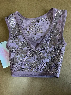 Sequined Dance Set New Purple Size XS thumbnail 4