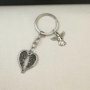 Angel Wings Keychain Charm for Men Women Car Keychain Key Ring Bag Charm thumbnail 3