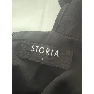 Storia Babydoll Dress Size S Black Ruffled Mini Witchy Goth Whimsy Feminine Y2K thumbnail 7