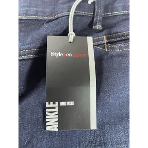 NWT Style & Co. Mid-Rise Ankle Jeans - Women's Plus 20W - Dark Wash thumbnail 10