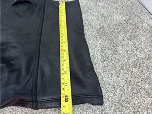 Spanx Women’s Faux Leather Leggings Metallic Black Medium Shapewear thumbnail 11