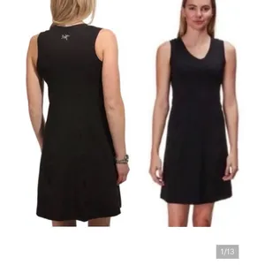 Arcteryx Soltera Sleeveless Dress Women S Black Gorpcore Techwear Lightweight thumbnail 2