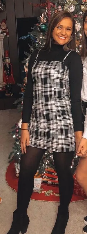Forever 21 black and white plaid dress thumbnail 1