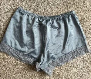 🦋 Tezenis Pale Blue Sleek Pajama Shorts Shorties Sleepwear Medium Comfy thumbnail 4