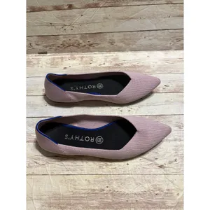 Rothy's The Point Slip-on Flats Size 8.5 Petal Pink Washable Comfort thumbnail 3