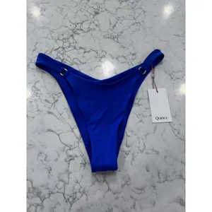 NWT Quince Electric Blue High-Leg Ring Bikini Bottom Medium thumbnail 3