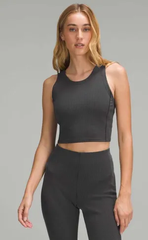 Lululemon Ribbed Softstreme Cropped Tank Top thumbnail 1