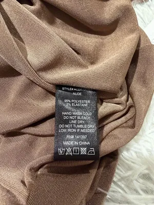 NEW ASTR Myla Dress in Nude Tan Small thumbnail 7
