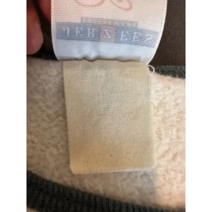 VTG Jerzees Activewear Sweatshirt Sz:XL Cream Green Ringer Pullover Fleece thumbnail 6