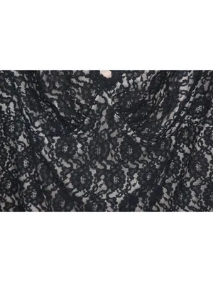 My Favorite Things by Colleen Lopez Black Floral Lace Overlay V Neck Top 2X thumbnail 4