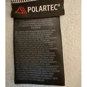 The North Face Denali 2 Polartec‎ Fleece Jacket Blue Black Large Rainbow Logo thumbnail 6