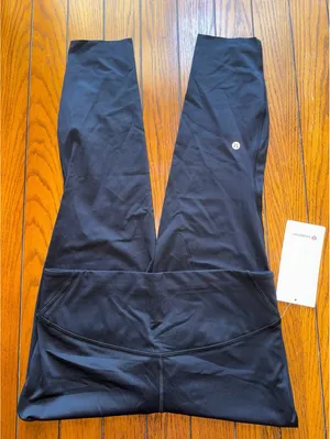 Lululemon Base Pace High Rise Tight 25” Black Size 12 NWT thumbnail 1