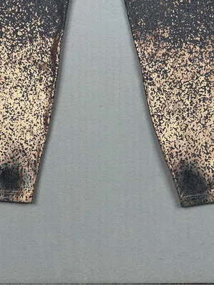 Beyond Yoga Alloy Ombre Leggings L Gray Rose Gold Metallic High Rise NWOT thumbnail 7