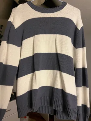 Hollister Striped Sweater Knit thumbnail 1