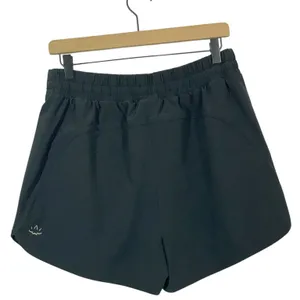 Beyond Yoga Stretch Woven In Stride Shorts - Black - Large thumbnail 2