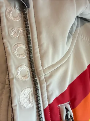 OOSC Rainbow Road Ski Suit S Rainbow One Piece Snowboard Retro Snow / ski thumbnail 12