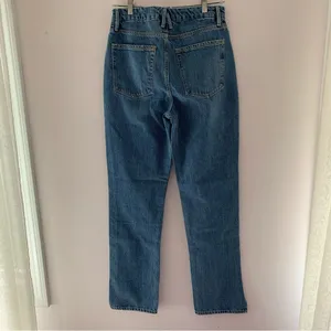 Good American Good Boy Straight Jeans thumbnail 8