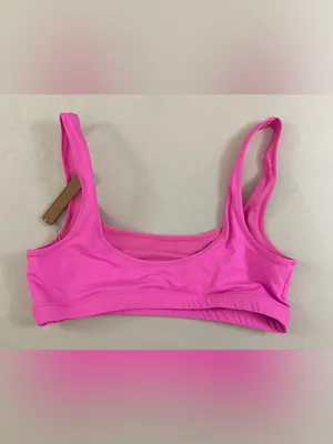 Skims NWT Tank Bikini Swim Top Taffy Pink Size M thumbnail 4
