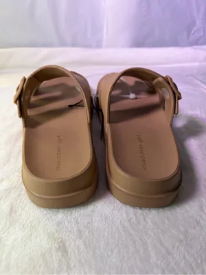 Madden Girl Women's Tan Slide Sandals thumbnail 6