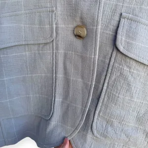 Larsen Linen Blend Relaxed Windowpane Blazer thumbnail 5