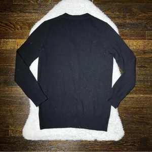 J. Crew Black Wool and Cashmere Button Front Sweater Cardigan thumbnail 6