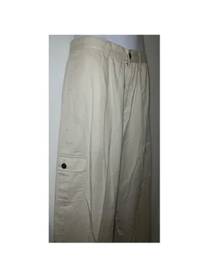 Women's VTG Cargo Pants Beige 6 Casual Khaki thumbnail 7