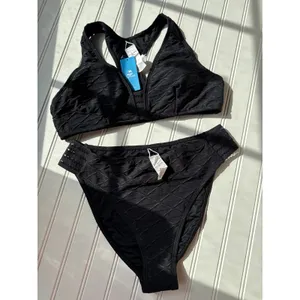 NWT Cupshe Lot of 2 Two Piece Swimsuits Bikinis Swim 2-PC Paddle Bundle Size L thumbnail 9