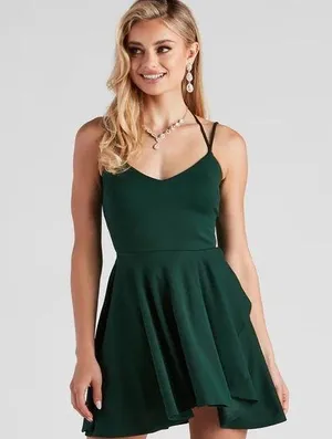 Windsor Skater Dress green size small thumbnail 1