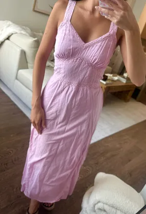 ASOS Pink Midi Dress thumbnail 2