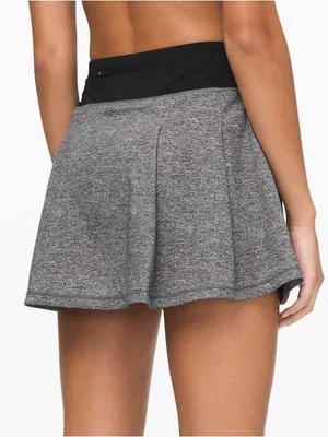 Lululemon Women’s Pace Rival Skirt No Panels 15" in Heather Lux Multi Black 8 thumbnail 2
