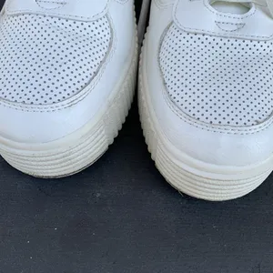 American Eagle White High Top Platform Sneakers Size 8 thumbnail 5