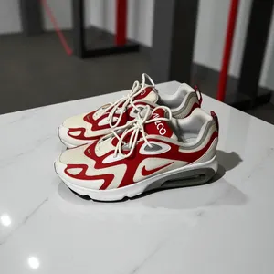 Nike‎ Air Max 200 AQ2568-100 White Red Men's Athletic Shoes Size 13 thumbnail 4