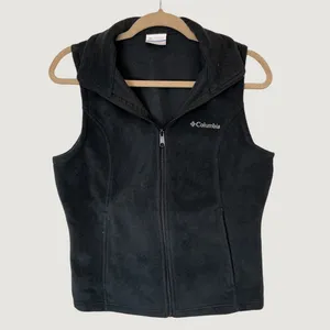 Columbia Womens Benton Springs Full Zip Fleece Vest Black Size Medium M Outdoor thumbnail 2
