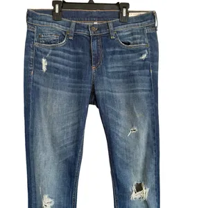 Rag & Bone Canyon Dre Slim Boyfriend‎ Distressed Blue Jeans Size 28 Blue thumbnail 2