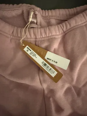 Skims pink sweatpants thumbnail 2