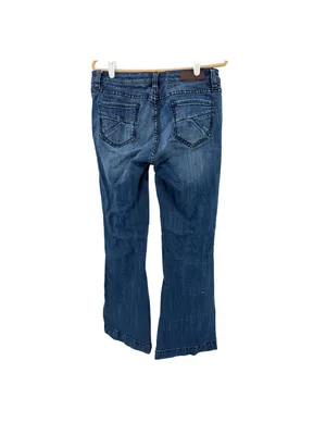 Rock & Roll Cowgirl boot cut Leg Indigo Jeans western rodeo 30x36 country casual thumbnail 2