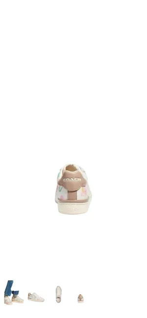 Coach clip low top floral sneaker - 10 thumbnail 13