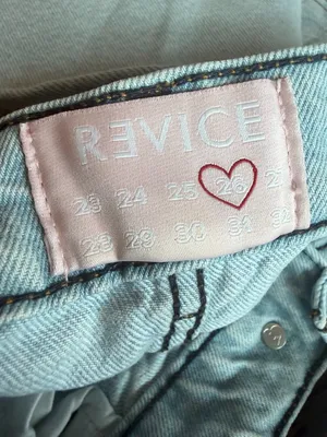 Revice High Waisted Straight Leg Jeans Distressed Denim Light Wash Size 26 Women thumbnail 12
