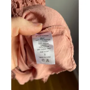 ASTR the Label Pink Mauve Lace Dress size Small Coquette Bridal Shower Communion thumbnail 6