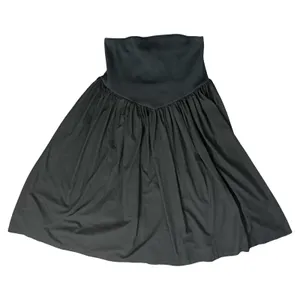 Anthropologie Black Strapless Basque Waist A-Line Midi Dress size 1X NEW Tags thumbnail 11