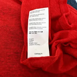 Free People Boho Oversized‎ Lagenlook Highland Tee in Azalea Red XS Xsmall thumbnail 5