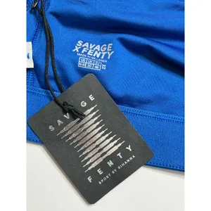 Savage X Fenty Hotline Plus Size 2X Sports Bra Blue Cutout Activewear thumbnail 4