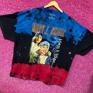 Mary J Blige Whats the 411 Track-listing Hip Hop Dip Dye 3XL thumbnail 3