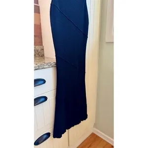Princess Polly Oscar Black Strapless Ribbed Maxi Dress Bodycon Mermaid US 2 thumbnail 7