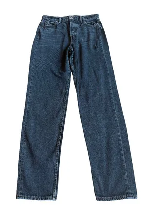 GRLFRND Devon Dark Wash Blue Straight Leg Jeans High Rise Denim Size 26 Women's thumbnail 1
