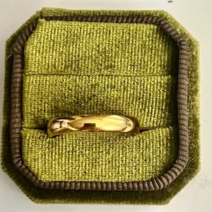 Classic 10k Plated Yellow Gold Polished 4mm Band Ring Size 9 thumbnail 2
