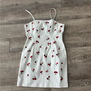 Anthropologie cherry dress thumbnail 4